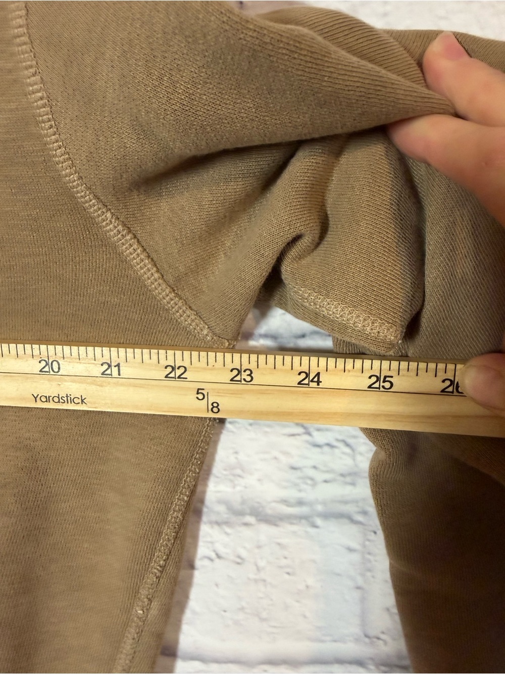 Polo by Ralph Lauren Men's Tan Long-Sleeve sweatshirt, Large - Picture 3 of 6